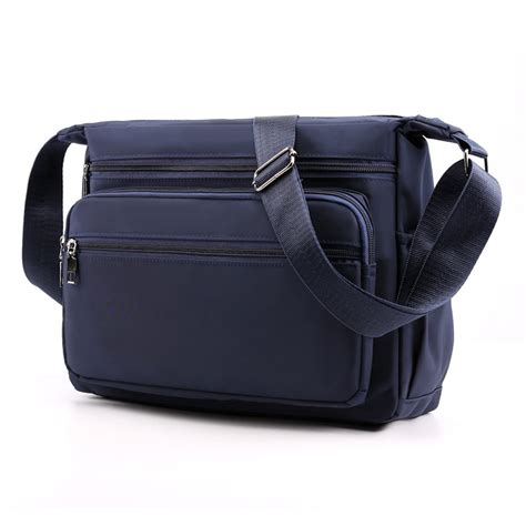 nylon messenger bag for men